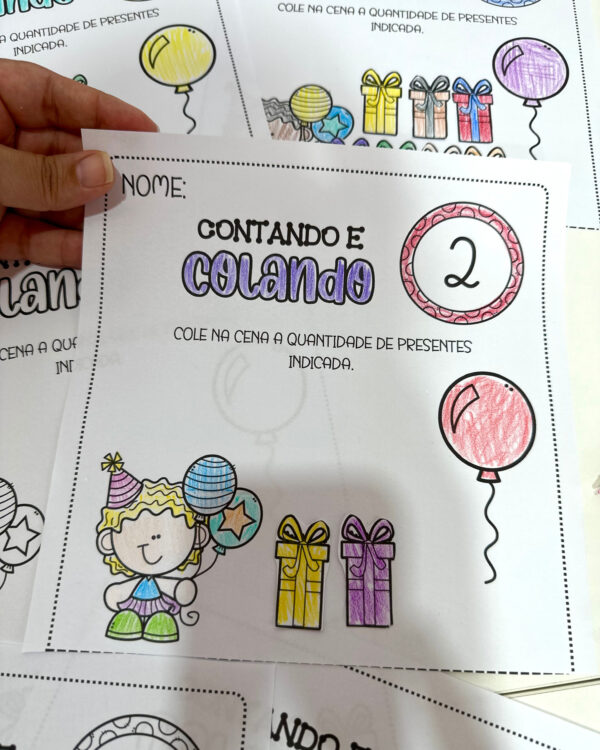 Contando e Colando Presentes de Aniversário - Imagem 4