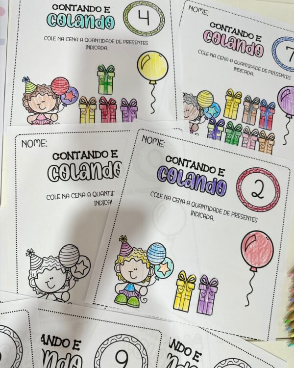 Contando e Colando Presentes de Aniversário - Imagem 7