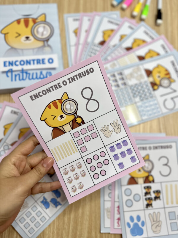 Encontre o Intruso Numerais - Imagem 4