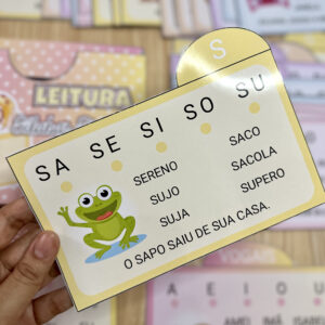 Fichas de Leitura - Sílabas Simples