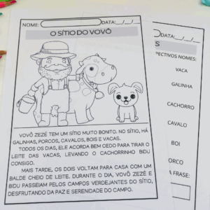 O Sítio do Vovô - Atividades e Cenário 3D