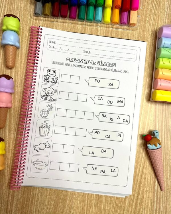 Organize as Sílabas - Sílabas Simples - Imagem 5