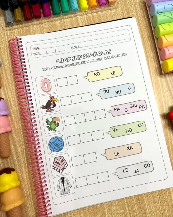Organize as Sílabas - Sílabas Simples - Imagem 2