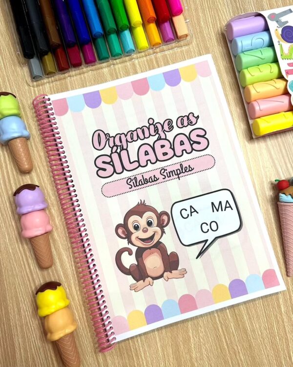 Organize as Sílabas - Sílabas Simples