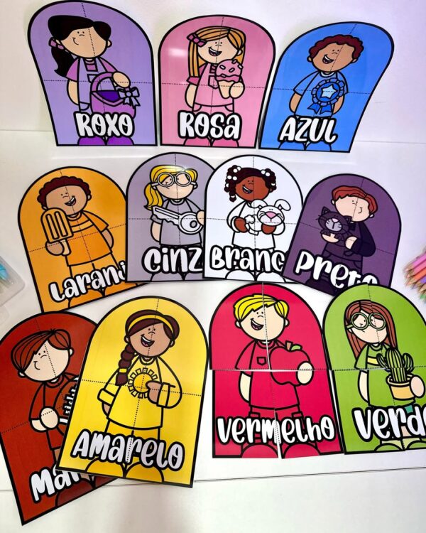 Quebra cabeça das Cores