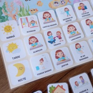 Minha Rotina A4 - Fundo do Mar