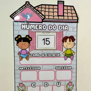 Cartaz Número do dia