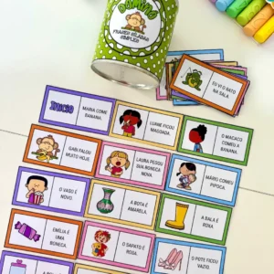 Dominó de Frases - Sílabas Simples