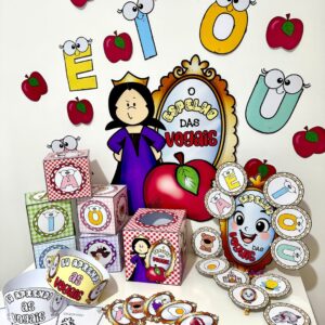 Kit O Espelho das Vogais | Recurso Pedagógico para Alfabetização e Educação Infantil