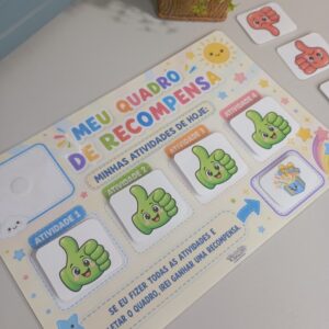MEU QUADRO DE RECOMPENSA INFANTIL PARA ATENDIMENTOS
